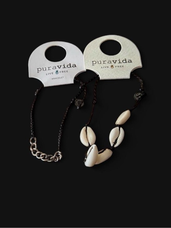 Pura Vida Jewelry - Pura Vida White Shell Cord Bracelet - Adjustable Beach Style